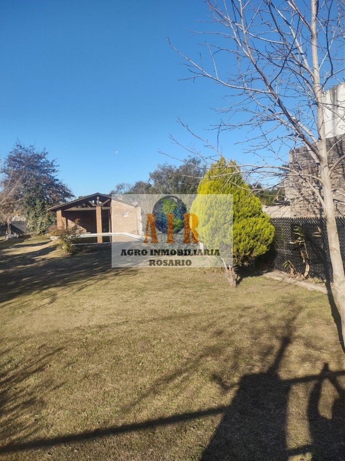 TERRENO EN VENTA EN ROLDAN, PCIA. DE SANTA FE. CON QUINCHO Y PISCINA